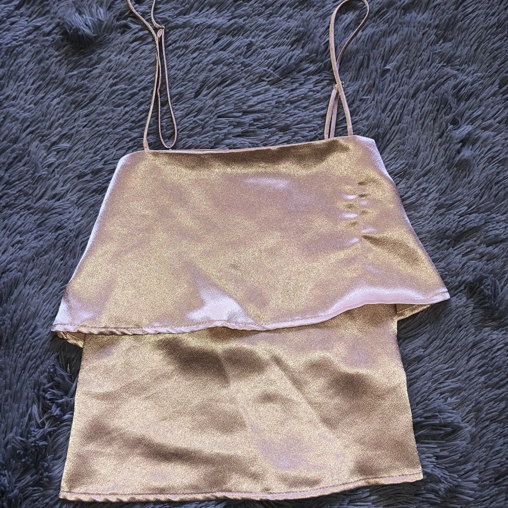 Forever 21 Pink Satin Top